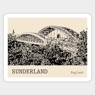 Sunderland England Sticker